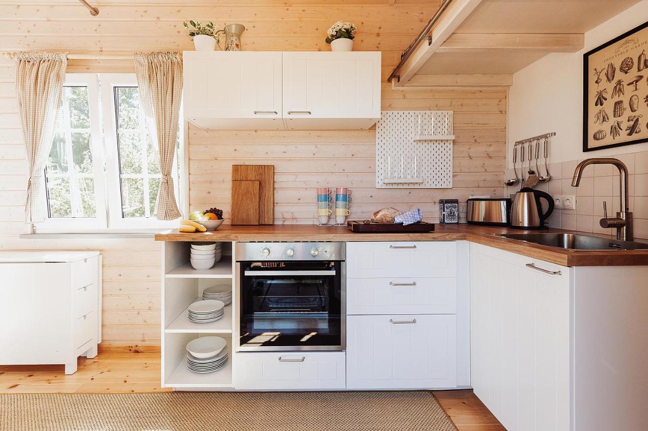 Tinyhouse Am Obsthain Poseritz المظهر الخارجي الصورة